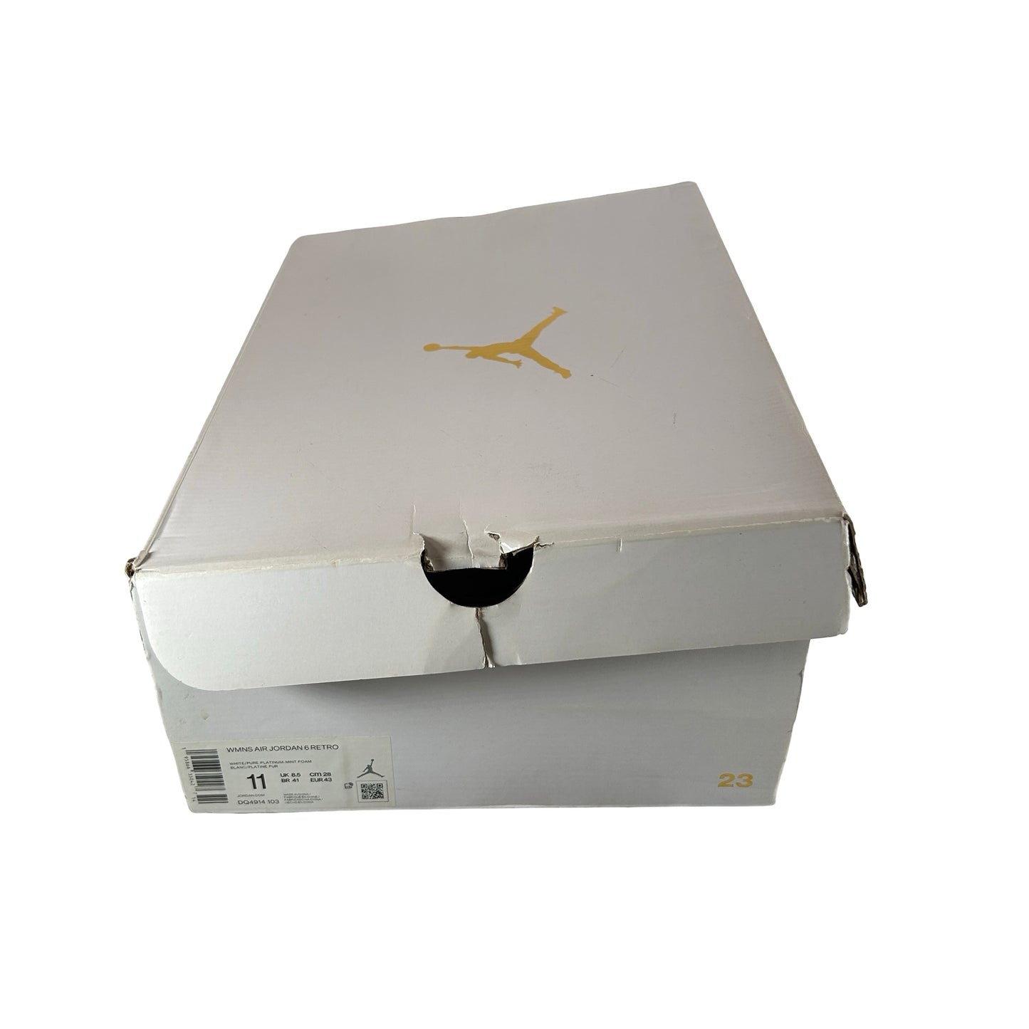 DQ4914 103 Jordan 6 Retro Mint Foam (Women's) [USED] - 11 W (Used)