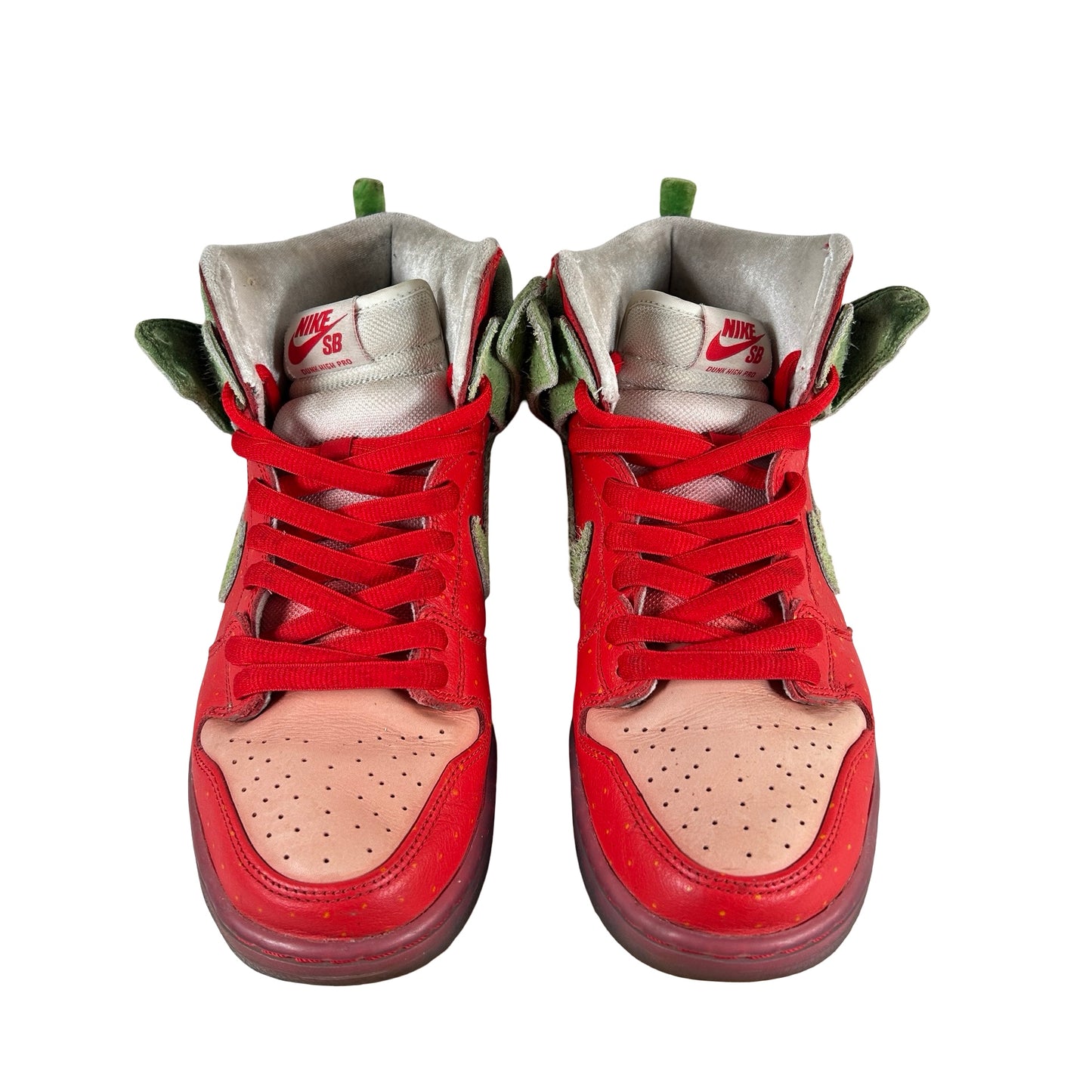 CW7093 600 Nike SB Dunk High Strawberry Cough [USED] - 9 M (Used) (No Box)