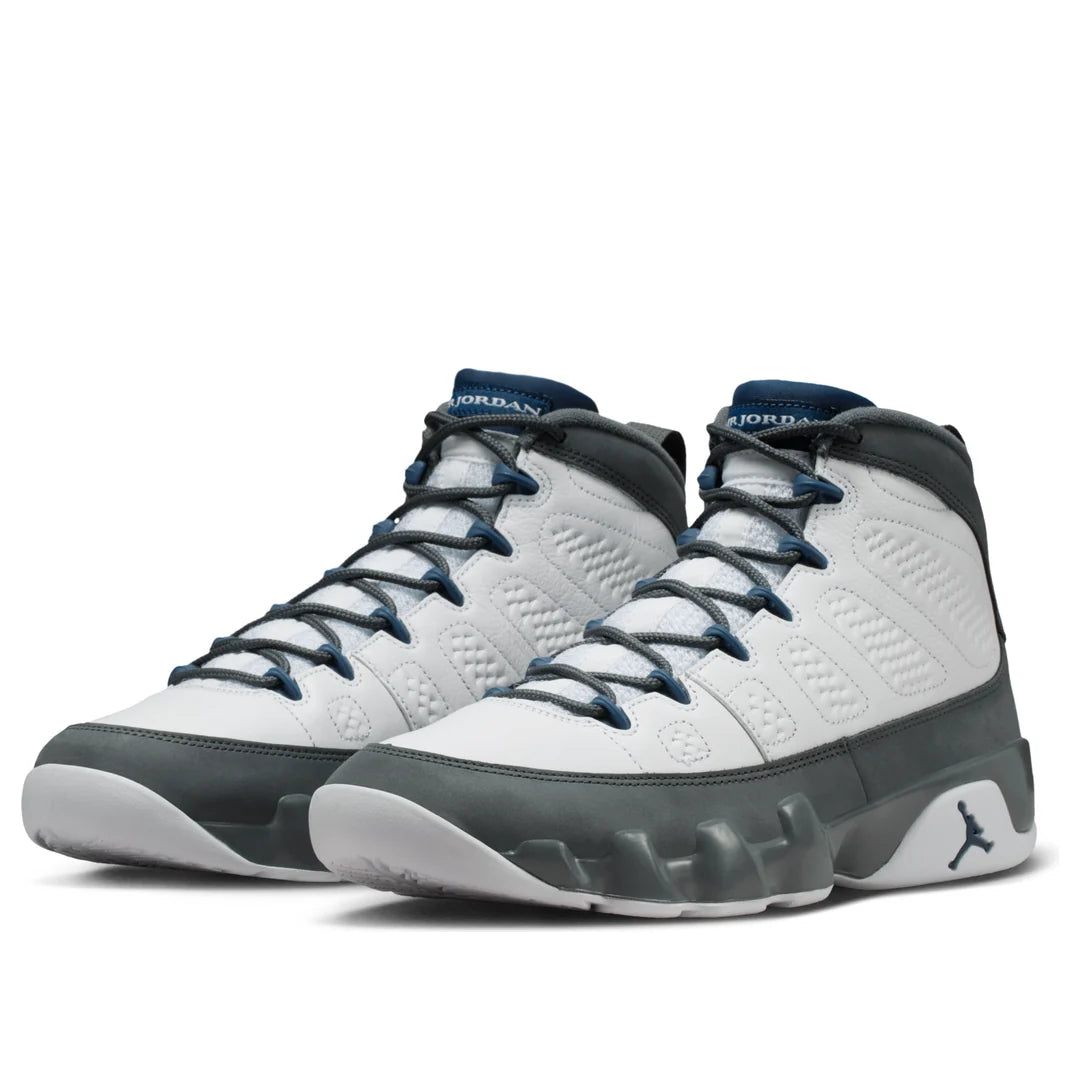 HV4794 100 Jordan 9 Retro Flint Grey French Blue (2026) [NO BOX]