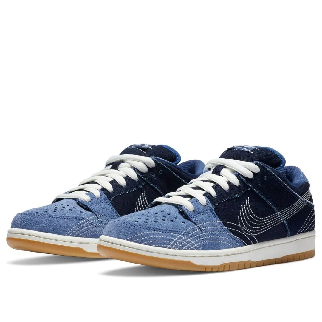 CV0316 400 Nike SB Dunk Low Denim Sashiko