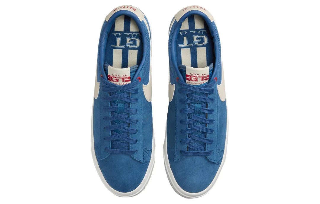 DC7695 403 Nike SB Zoom Blazer Low Pro GT Court Blue University Red