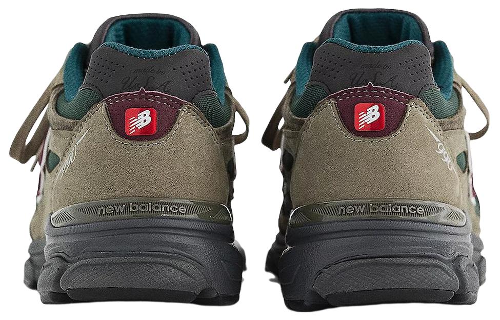 M990GP3 New Balance 990v3 MiUSA Teddy Santis Green Purple