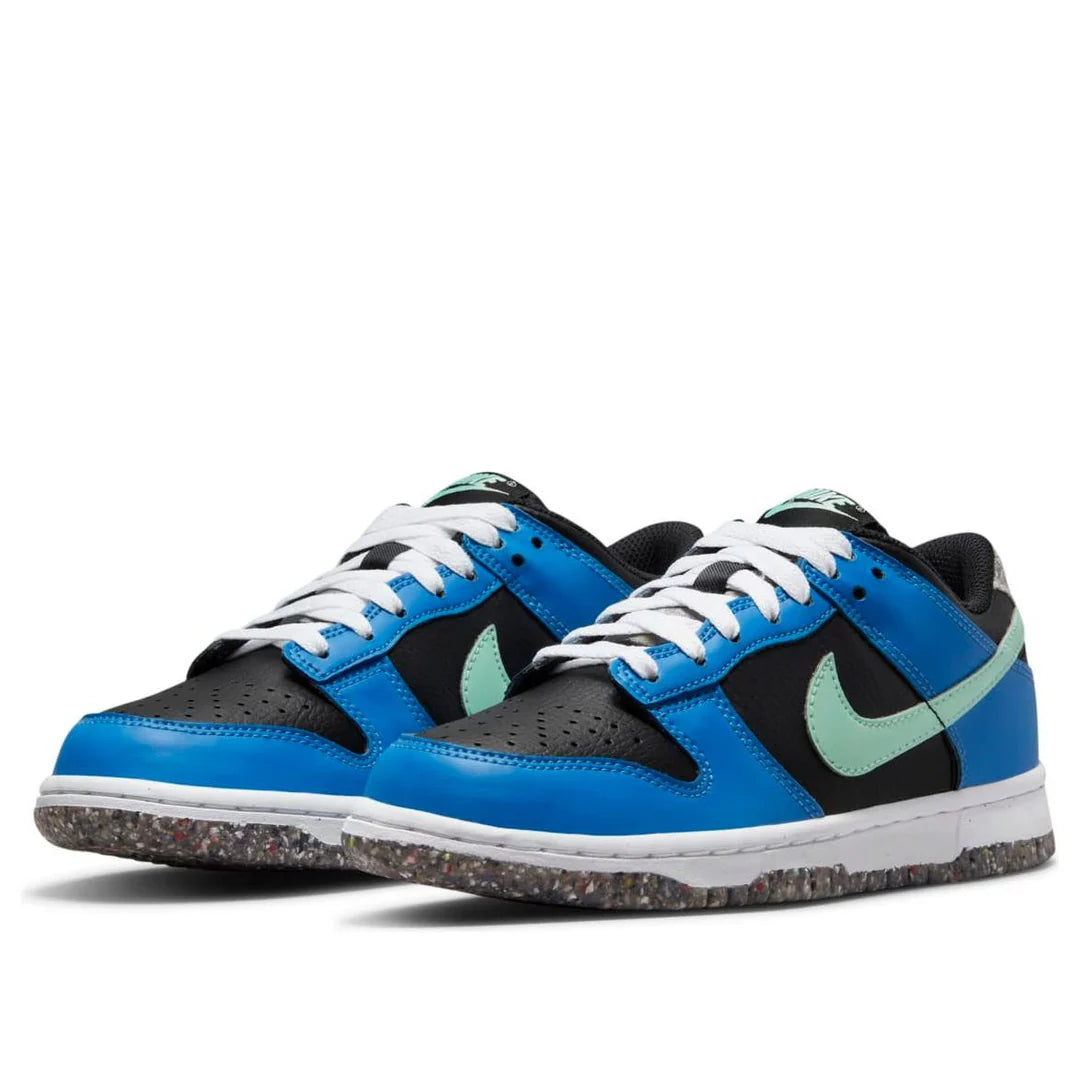 DR0165 001 Nike Dunk Low Crater Blue Black (GS)