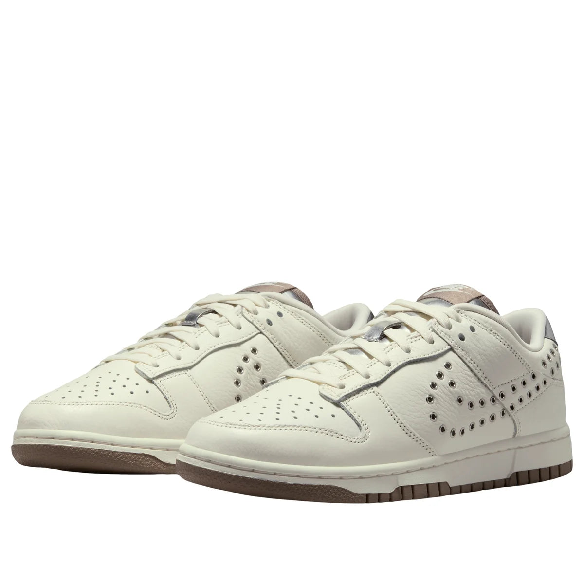 IU3488 133 Nike Dunk Low Sail Silver Mink Brown (Women's)