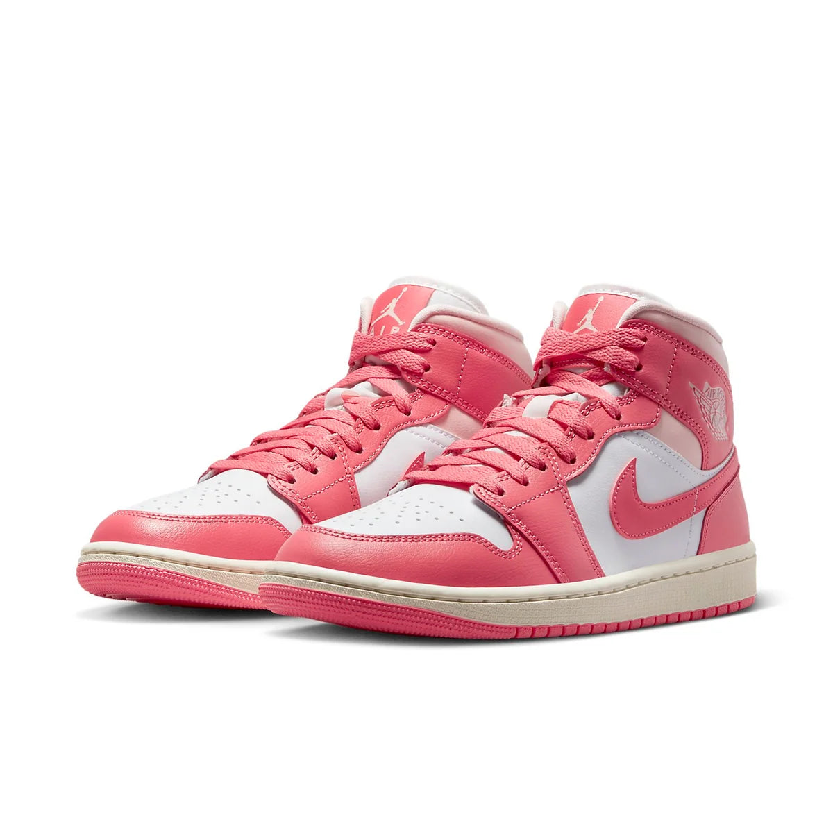 BQ6472 186 Jordan 1 Mid Strawberries and Cream (Women's)