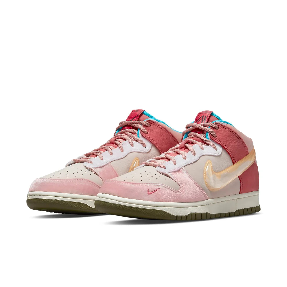 DJ1173 600 Nike Dunk Mid Social Status Free Lunch Strawberry Milk [NO BOX]