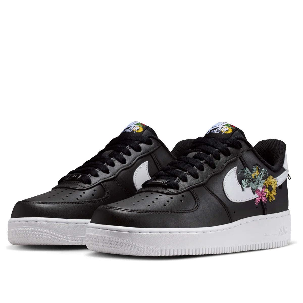 IB6644 001 Nike Air Force 1 Low Premium Now Accepting All Flowers Black (Women's)