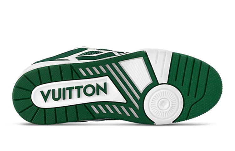 1AC520 Louis Vuitton LV Skate Sneaker Green White [NO BOX]