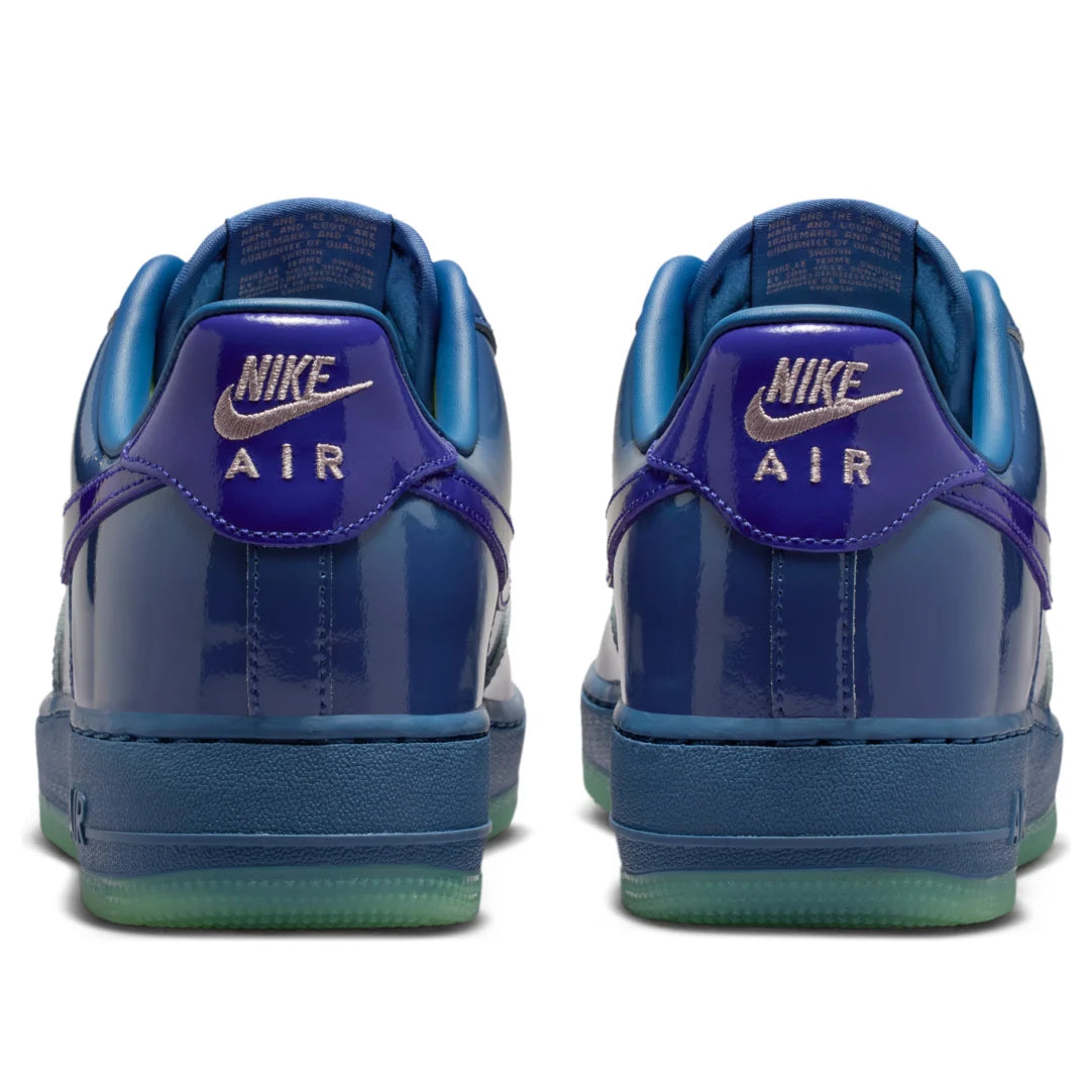 IO4489 400 Nike Air Force 1 Low Patent Leather Mystic Navy Grape Ice [REPLACE BOX]