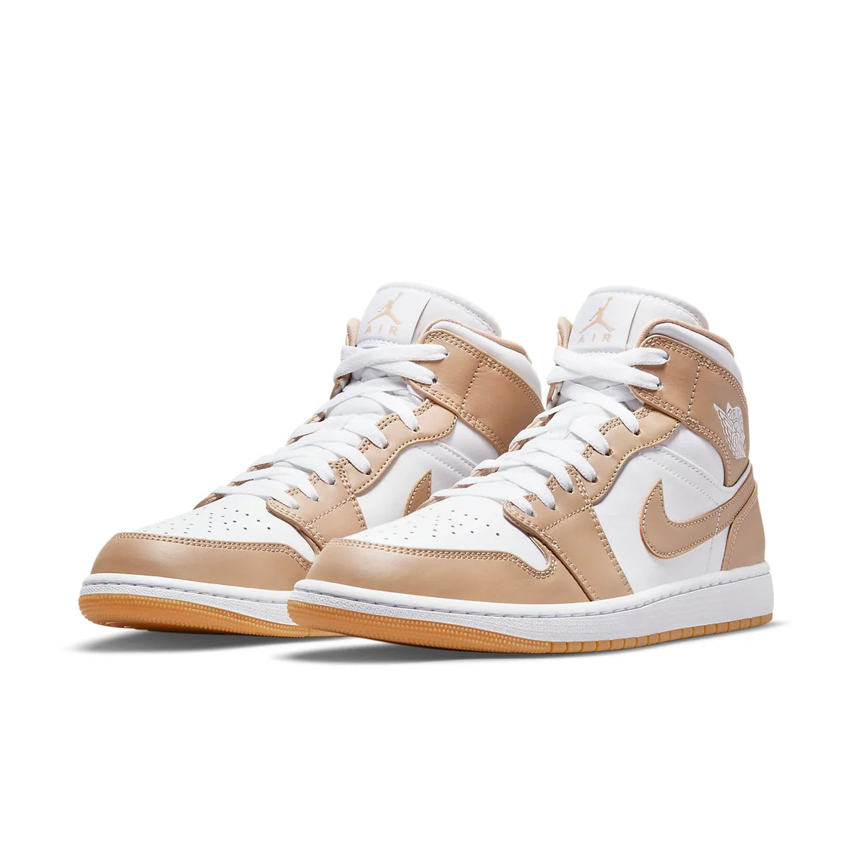 554724 271 Jordan 1 Mid Tan Gum [NO BOX]