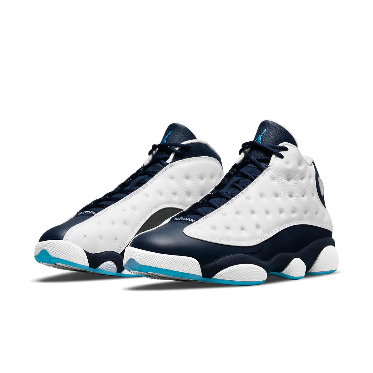414571 144 Air Jordan 13 Retro Obsidian Powder Blue White