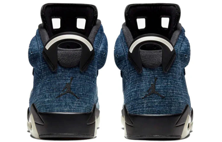 CT5350 401 Air Jordan 6 Retro Washed Denim