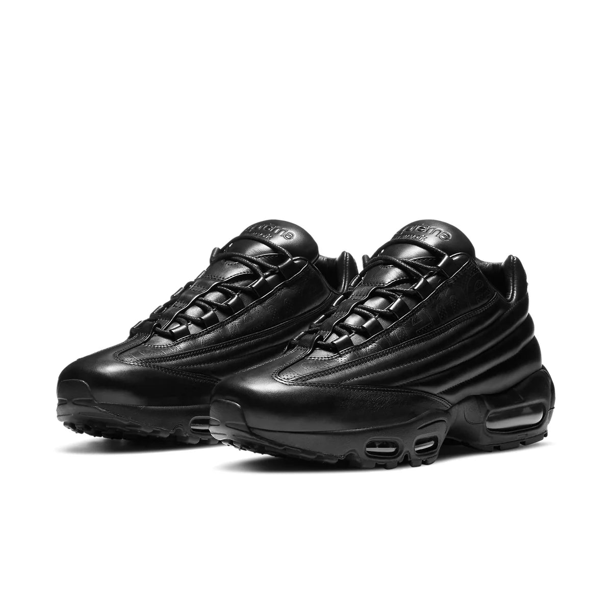 CI0999 001 Nike Air Max 95 Lux Supreme Triple Black