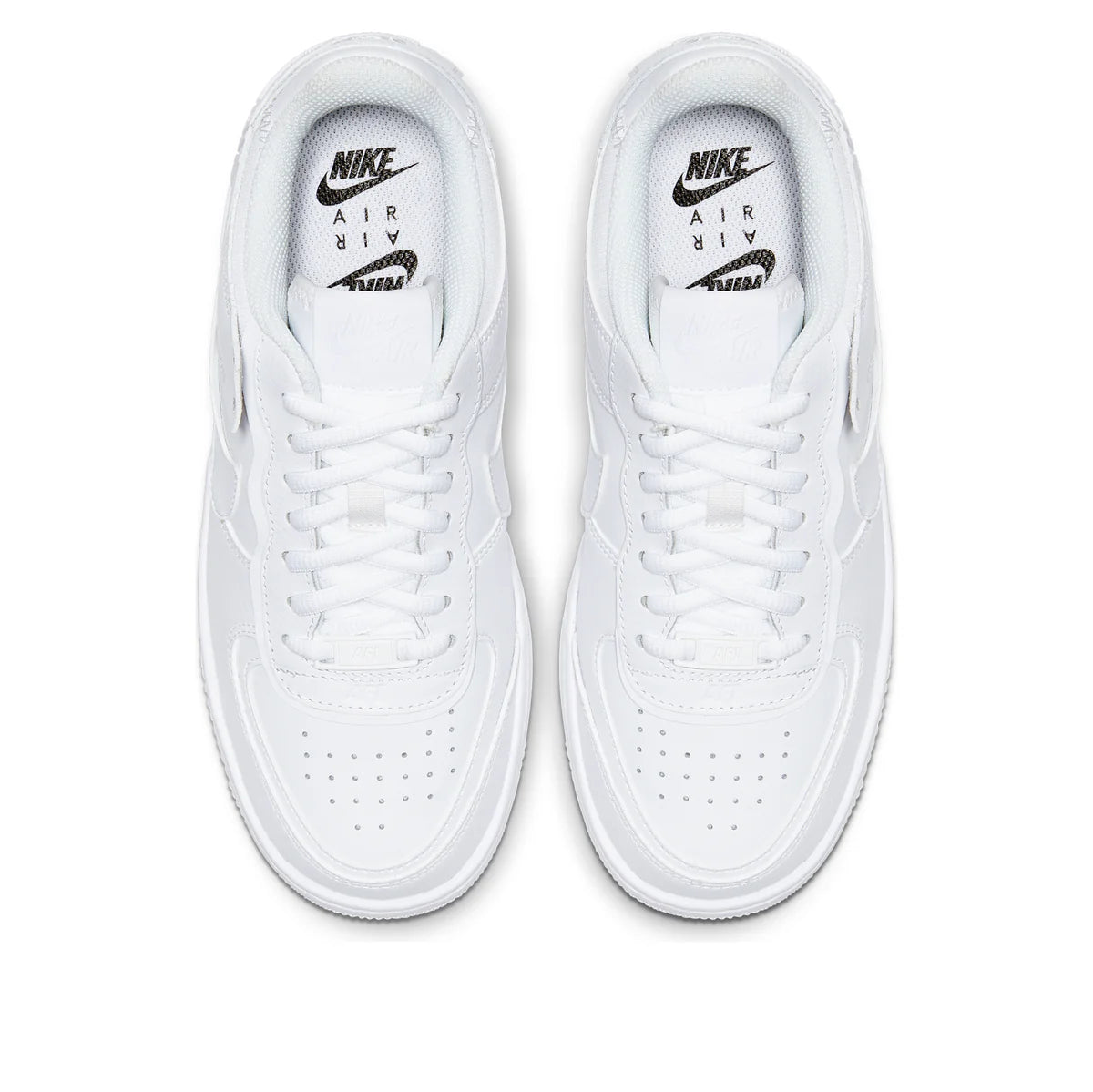 CI0919 100 Nike Air Force 1 Low Shadow Triple White (Women's)