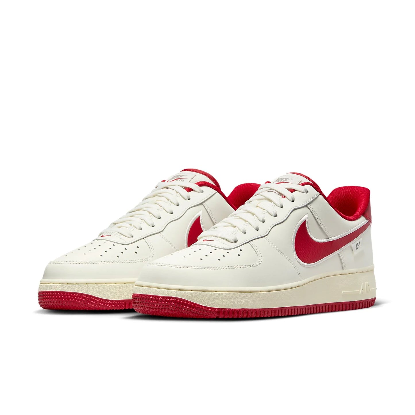 FV0392 101 Nike Air Force 1 Low '07 Sail Gym Red