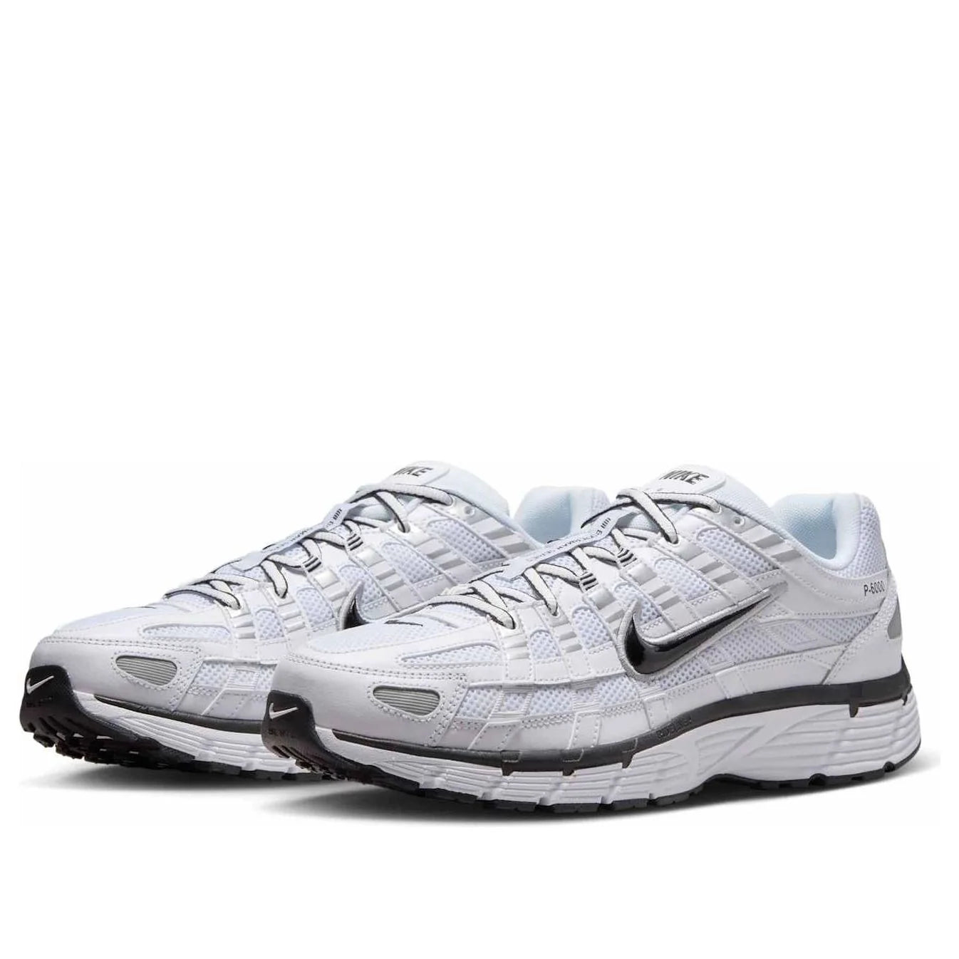 CD6404 107 Nike P-6000 White Metallic Silver Black