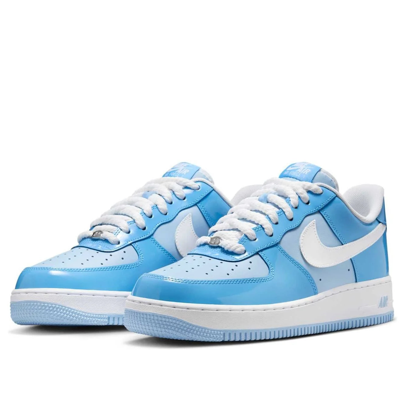 HV9405 400 Nike Air Force 1 Low '07 LV8 Phychic Blue White Patent