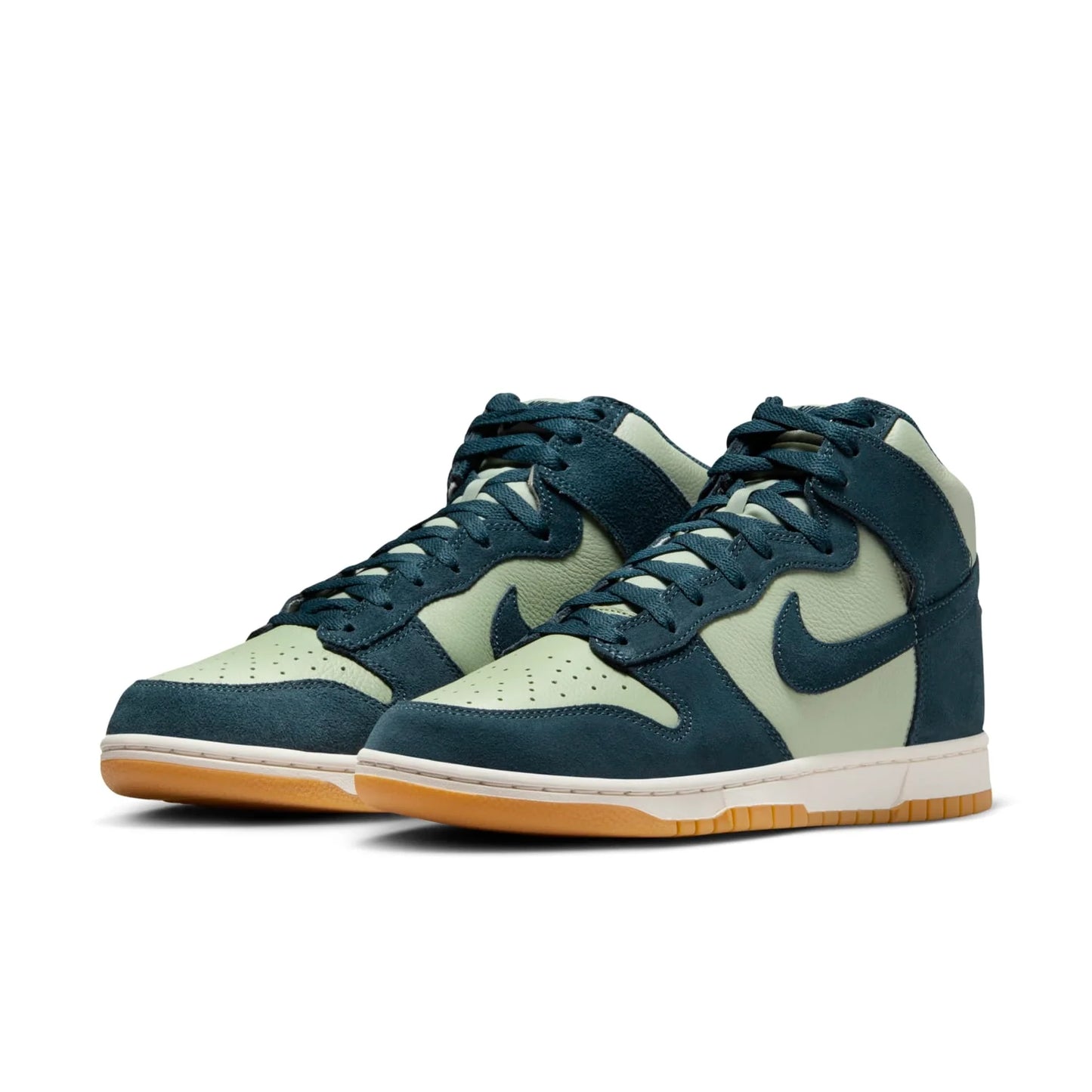 FZ4739 300 Nike Dunk High Retro SE Jade Horizon Phantom Gum Yellow Armory Navy