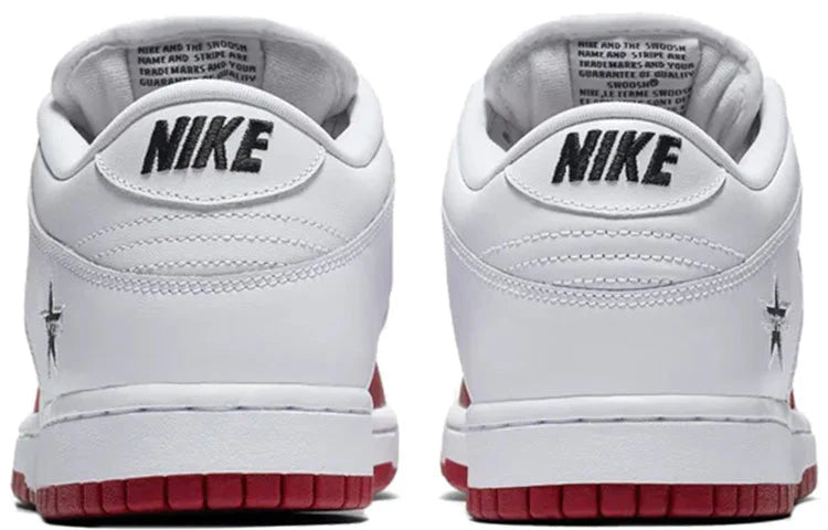 CK3480 600 Nike SB Dunk Low Supreme Jewel Swoosh Red