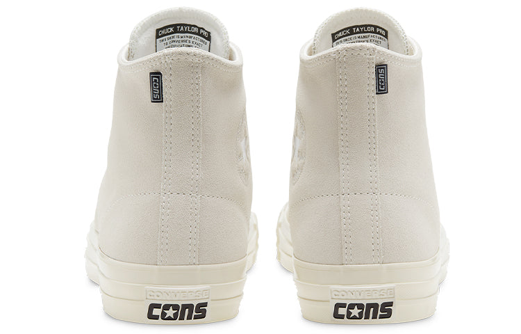 168640C Converse Chuck Taylor All Star Pro Hi Top Beige White