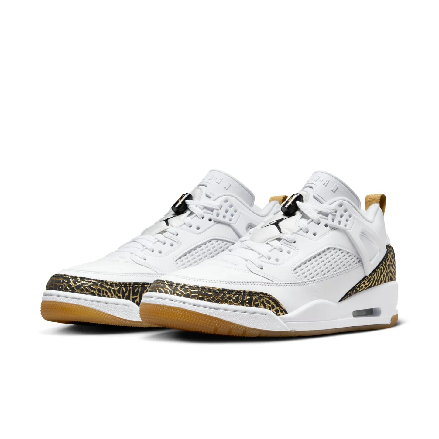 HJ9019 100 Air Jordan Spizike Low White Metallic Gold
