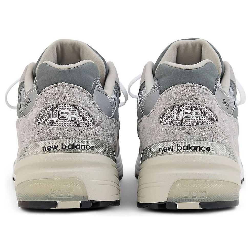 U992GY New Balance 992 MiUSA Grey Silver Metallic
