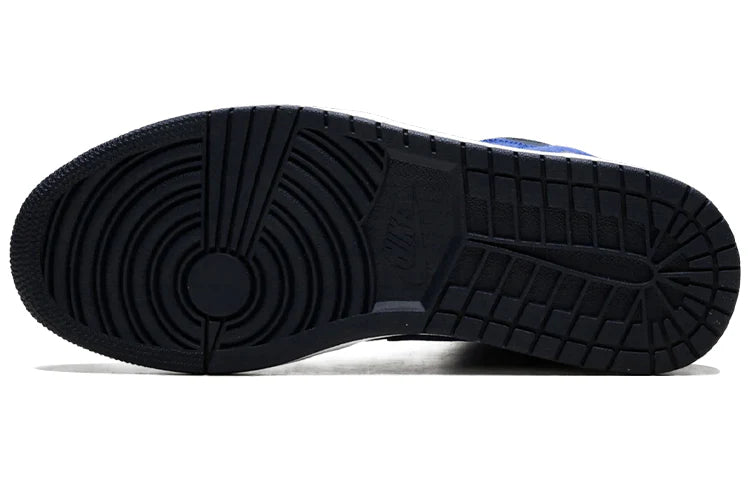 554724 412 Jordan 1 Mid Obsidian Game Royal