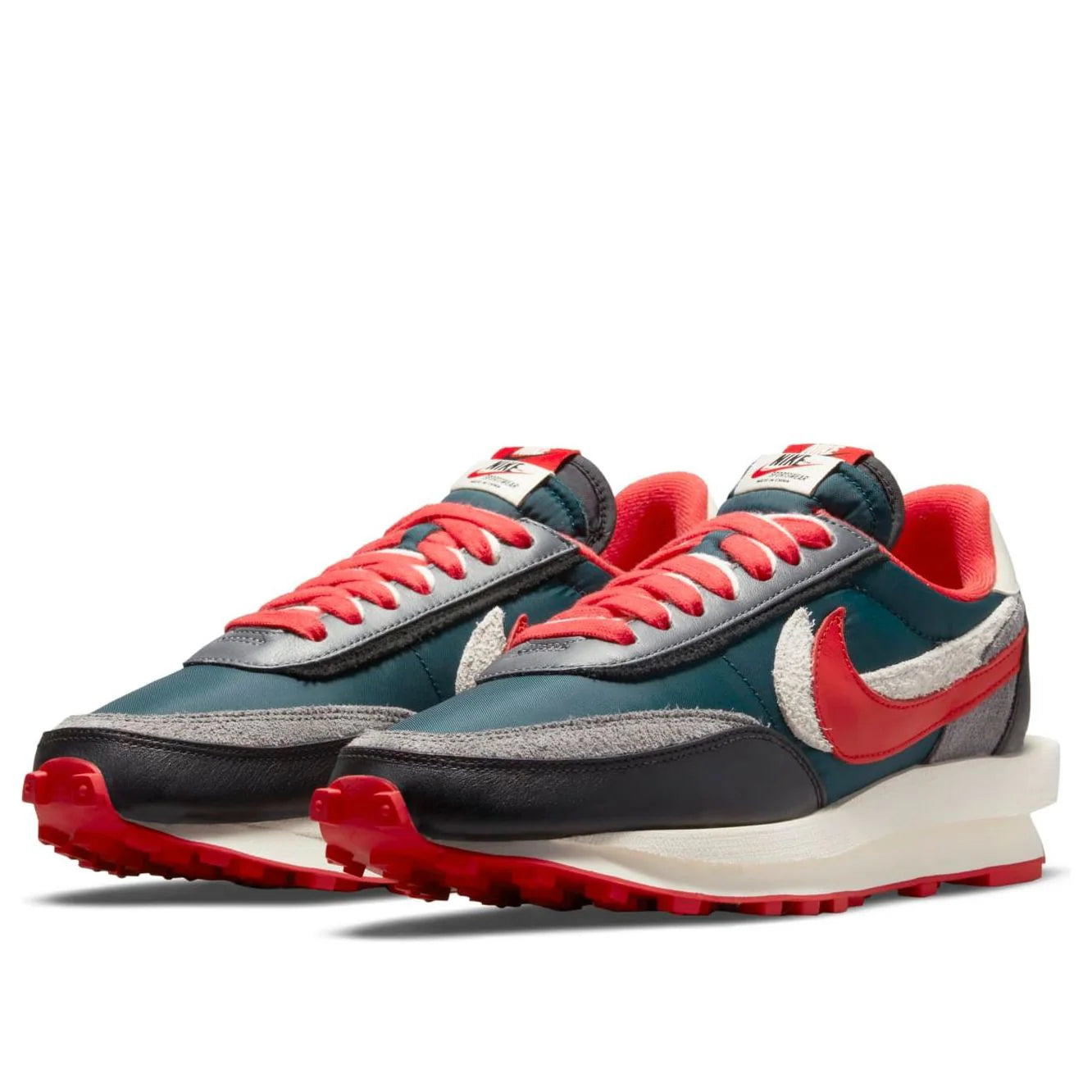 DJ4877 300 Nike LD Waffle sacai Undercover Midnight Spruce University Red