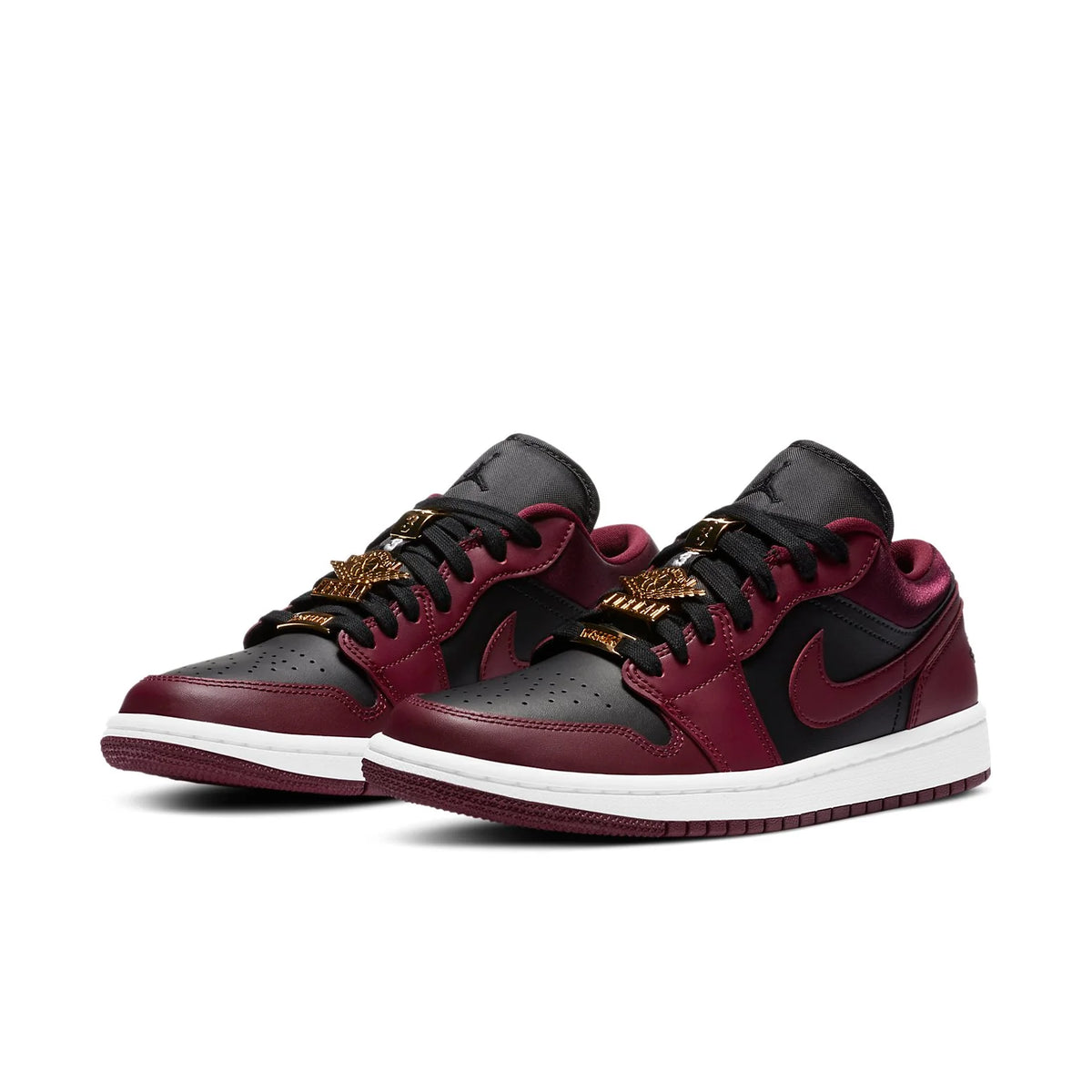 DB6491 600 Air Jordan 1 Low Dark Beetroot Black (Women's)