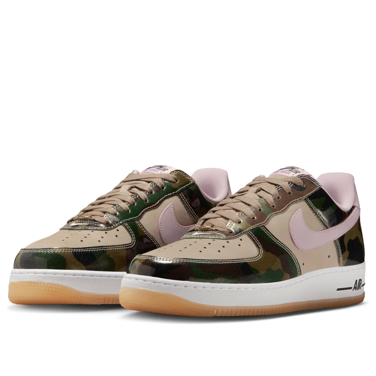 HQ1967 200 Nike Air Force 1 Low '07 LV8 Patent Camo Pink [NO BOX]
