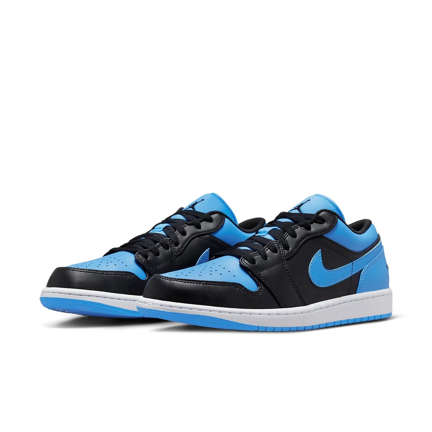 553558 041 Air Jordan 1 Low Black University Blue