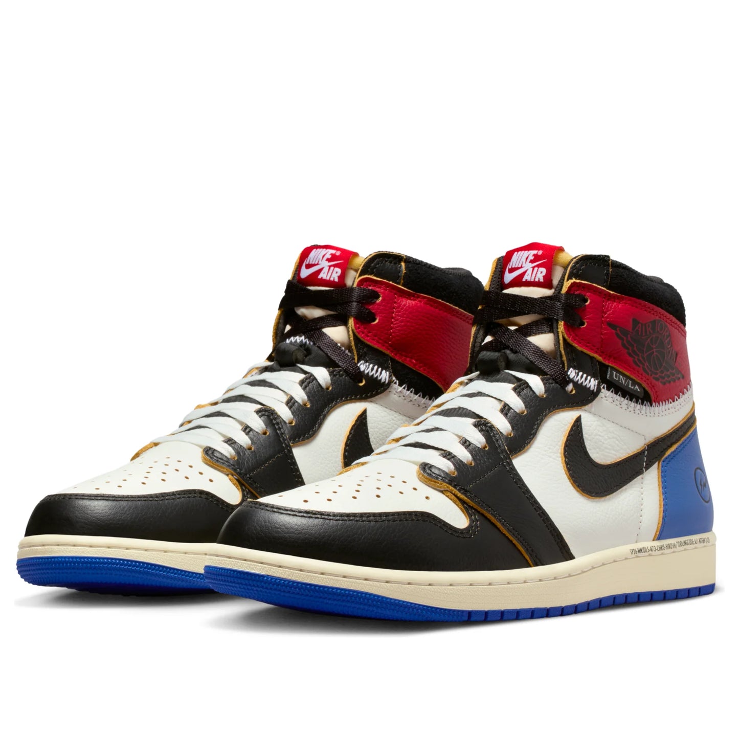 IO7847 002 Air Jordan 1 Retro High OG SP Fragment x Union LA Varsity Red Sport Royal