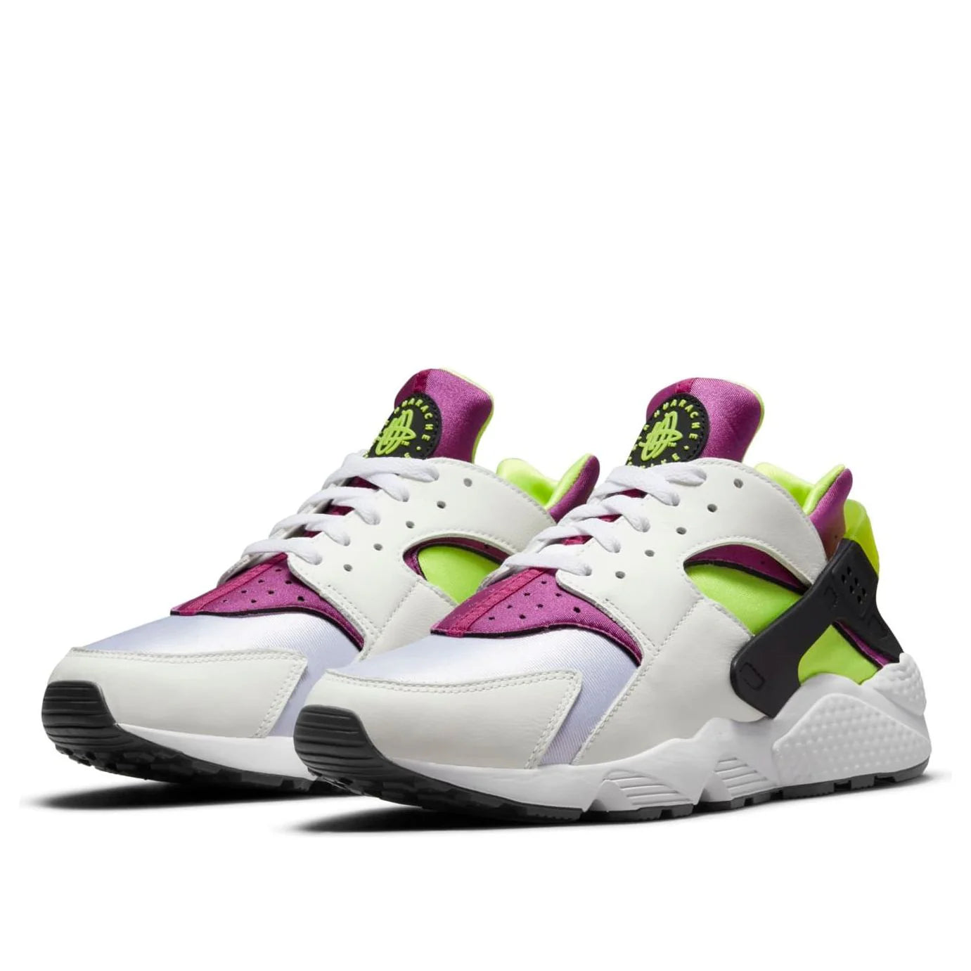 DD1068 104 Nike Air Huarache Run Neon Yellow Magenta (2021)