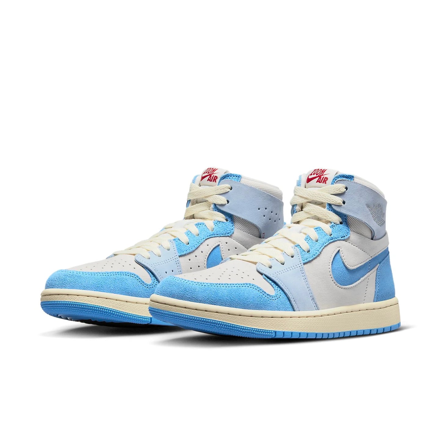 DV1305 004 Jordan 1 High Zoom Air CMFT 2 Phantom University Blue (Women's)