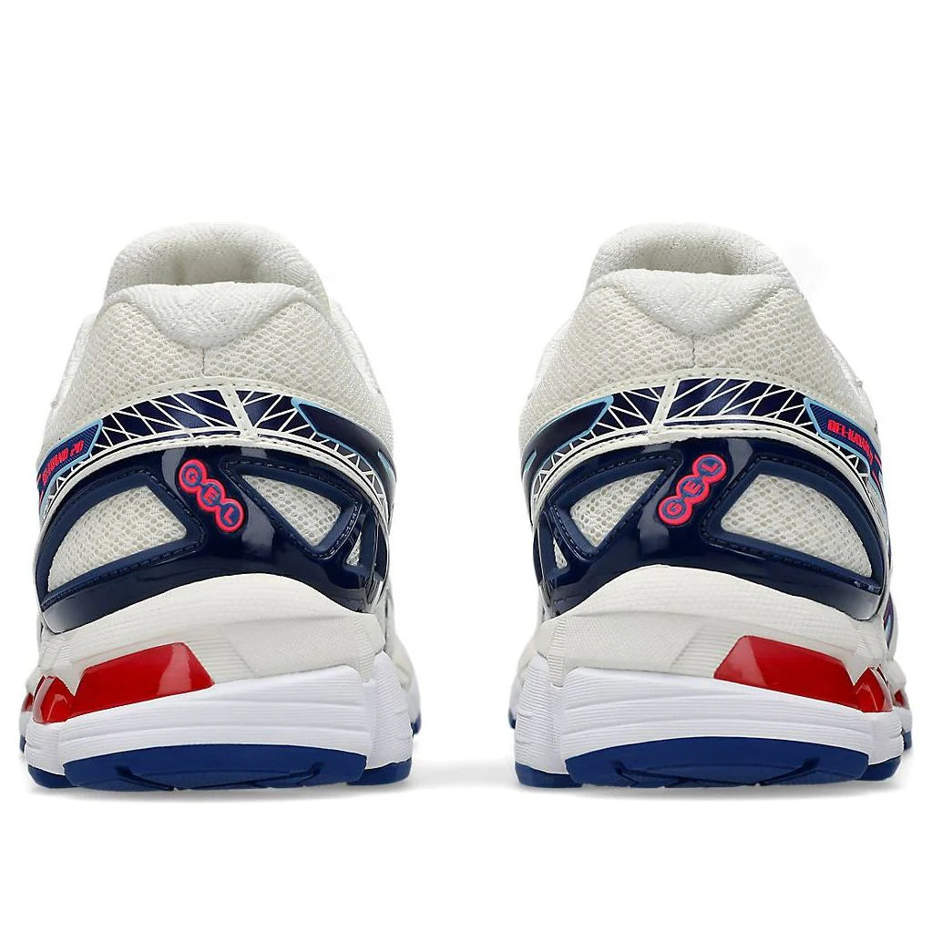 1203A388 101 ASICS Gel-Kayano 20 Cream Blue Red