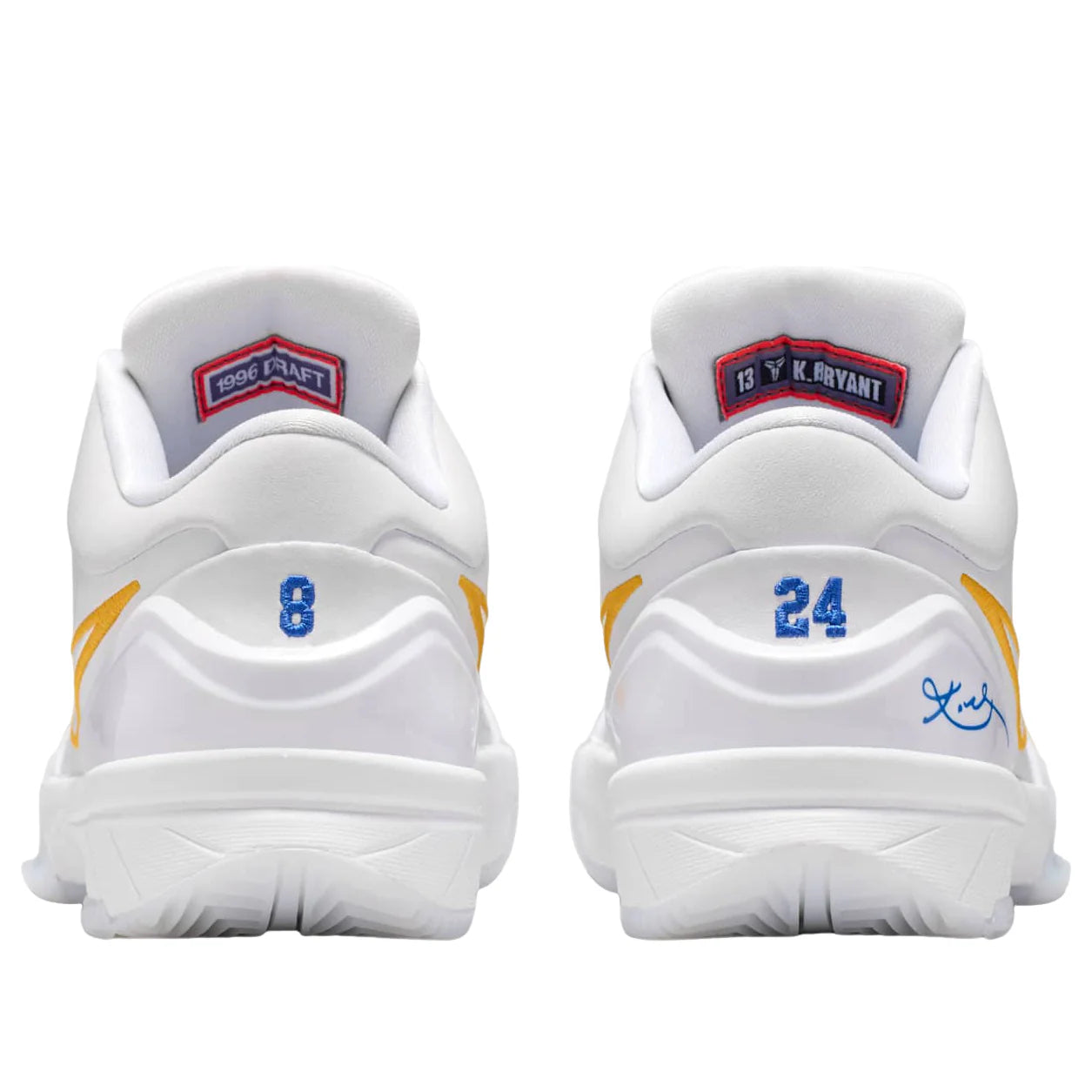 IQ4110 100 Nike Kobe 4 Draft Day Pack White Glacier Blue (GS)