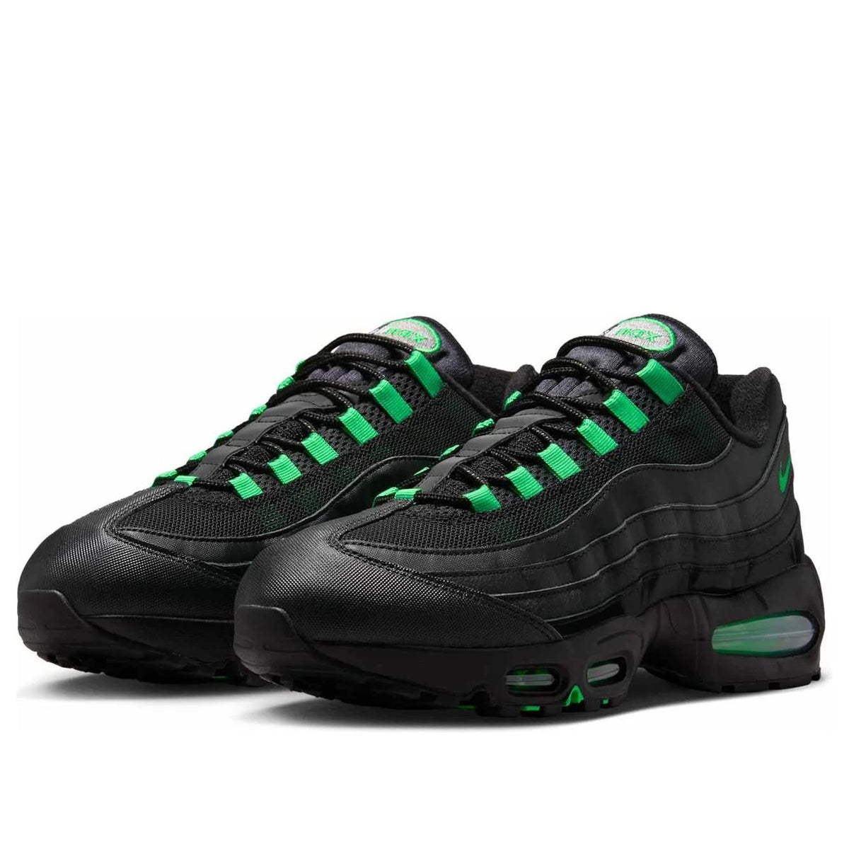 IB1667 002 Nike Air Max 95 OG Big Bubble Black Green Shock