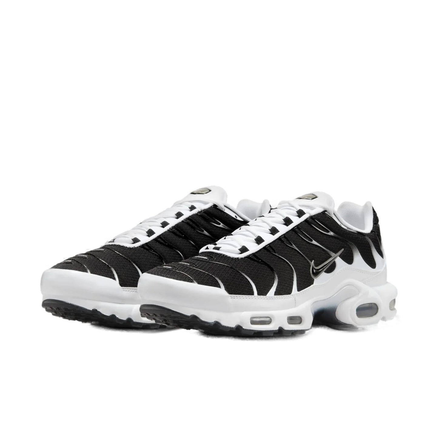 CT1094 102 Nike Air Max Plus White Black Metallic Pewter