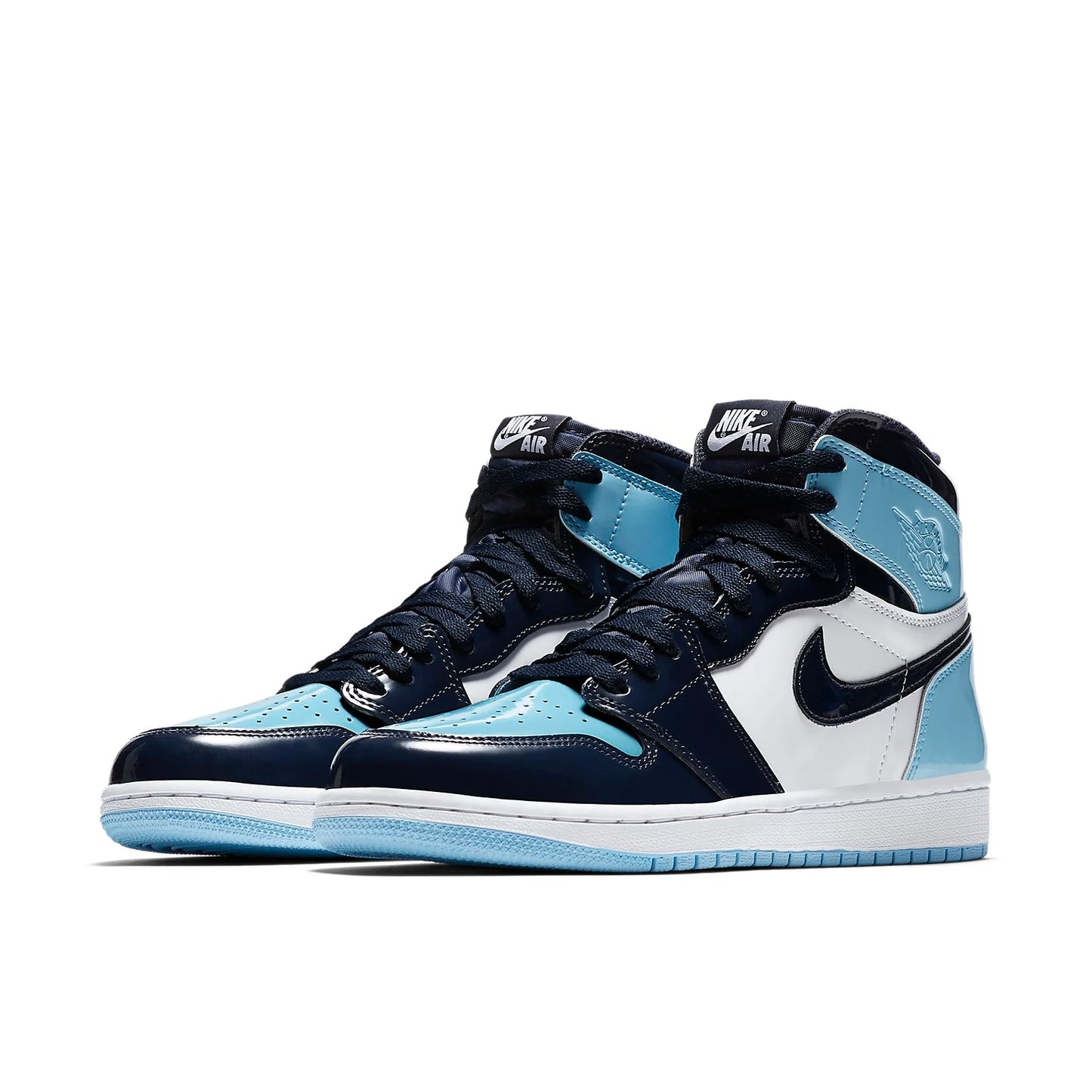 CD0461 401 Air Jordan 1 Retro High UNC Patent (Women's)