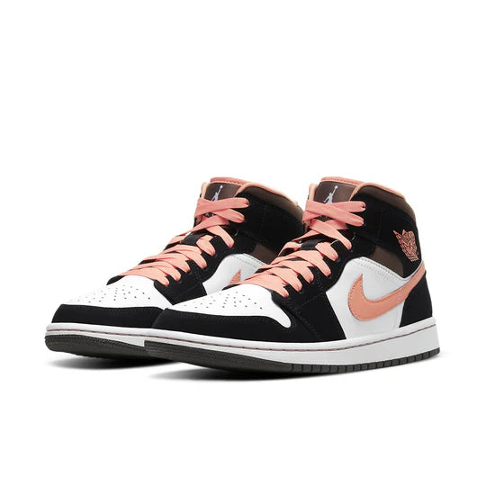 DH0210 100 Jordan 1 Mid Peach Mocha (Women's)