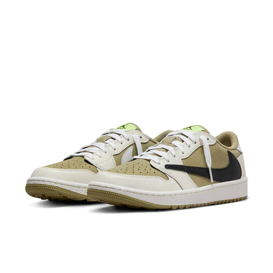 FZ3124 200 Jordan 1 Retro Low Golf Travis Scott Neutral Olive