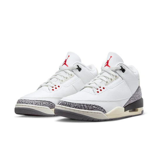 DN3707 100 Jordan 3 Retro White Cement Reimagined