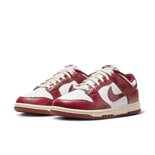 FJ4555 100 Nike Dunk Low PRM Vintage Team Red (W)