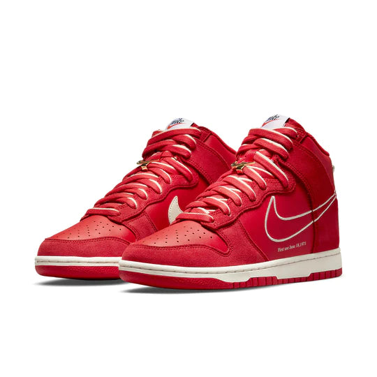 DH0960 600 Nike Dunk High First Use Red