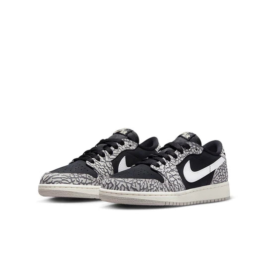 CZ0858 001 Jordan 1 Retro Low OG Black Cement (GS)