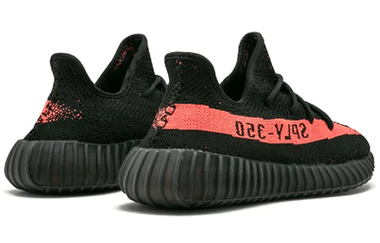 BY9612 Yeezy Boost 350 V2 Núcleo Negro Rojo