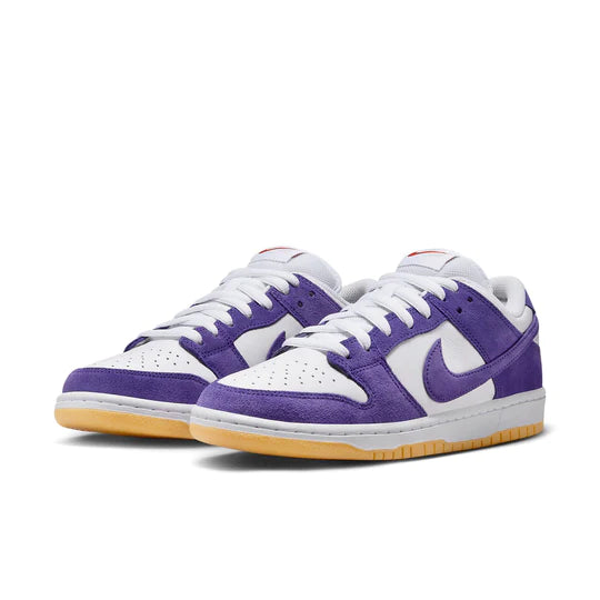 DV5464 500 Nike SB Dunk Low Pro ISO Naranja Etiqueta Corte Púrpura