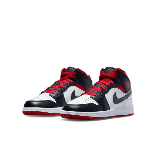 DQ8423 106 Jordan 1 Mid Gym Red Black Toe (GS)