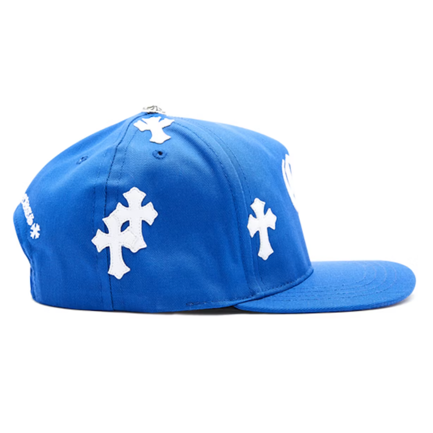 Chrome Hearts Cross Patch Baseball Hat Blue