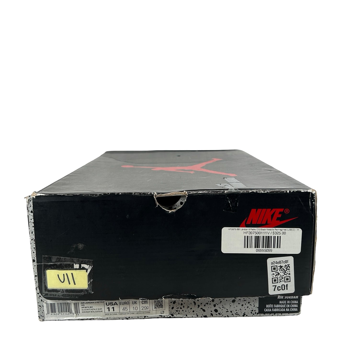 HF3975 001 Jordan 5 Retro OG Black Metallic Reimagined [USED] - 11 M (Used11)